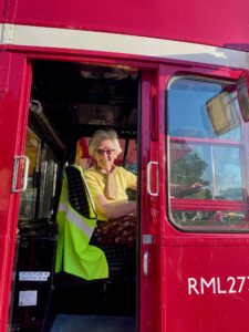 The bus has a new driver